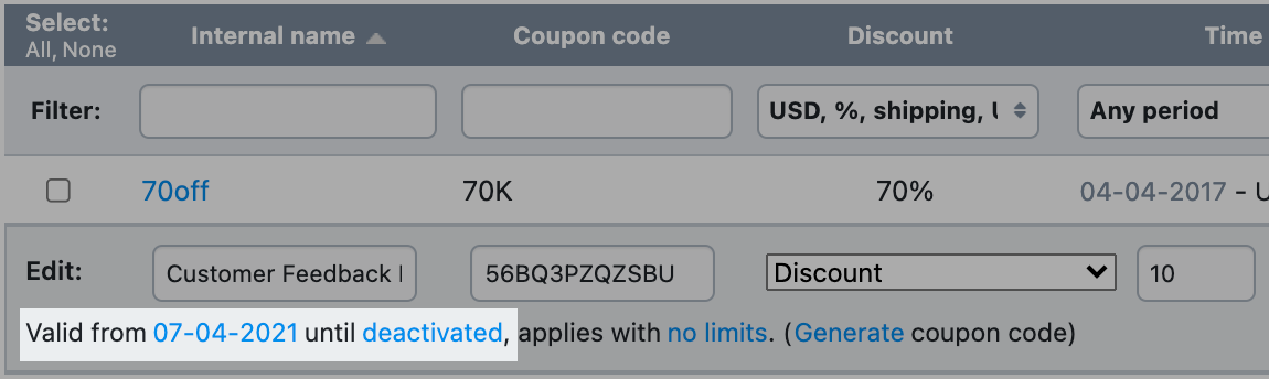 coupon