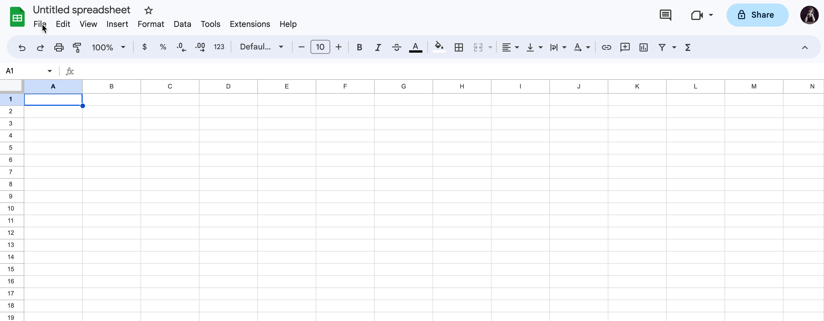 Opening CSV in Google Sheets.gif