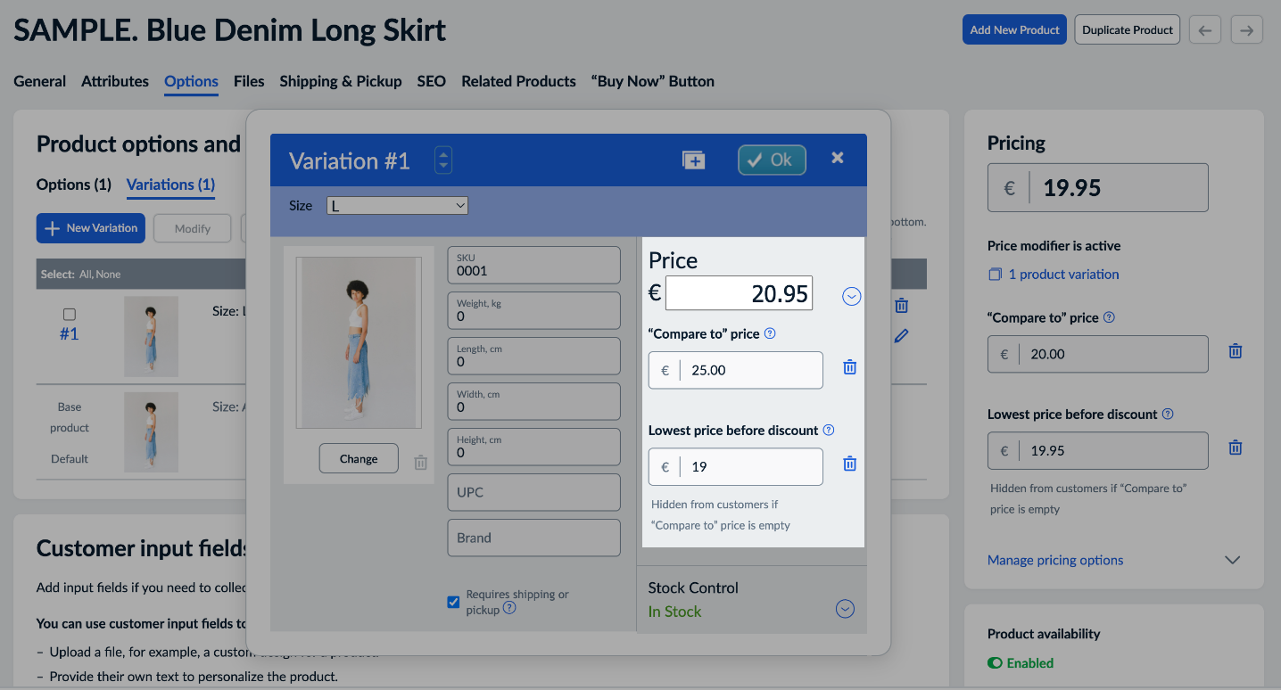 Lowest price for variations.png