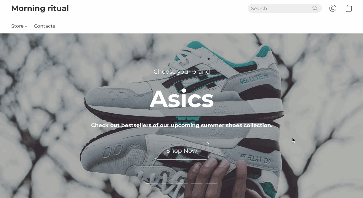 Adding slider to Instant Site 1.gif